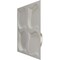 Ekena Millwork 19 5/8in. W x 19 5/8in. H Clover EnduraWall Decorative 3D Wall Panel Covers 2.67 Sq. Ft. WP20X20CVBAL - alternate 5